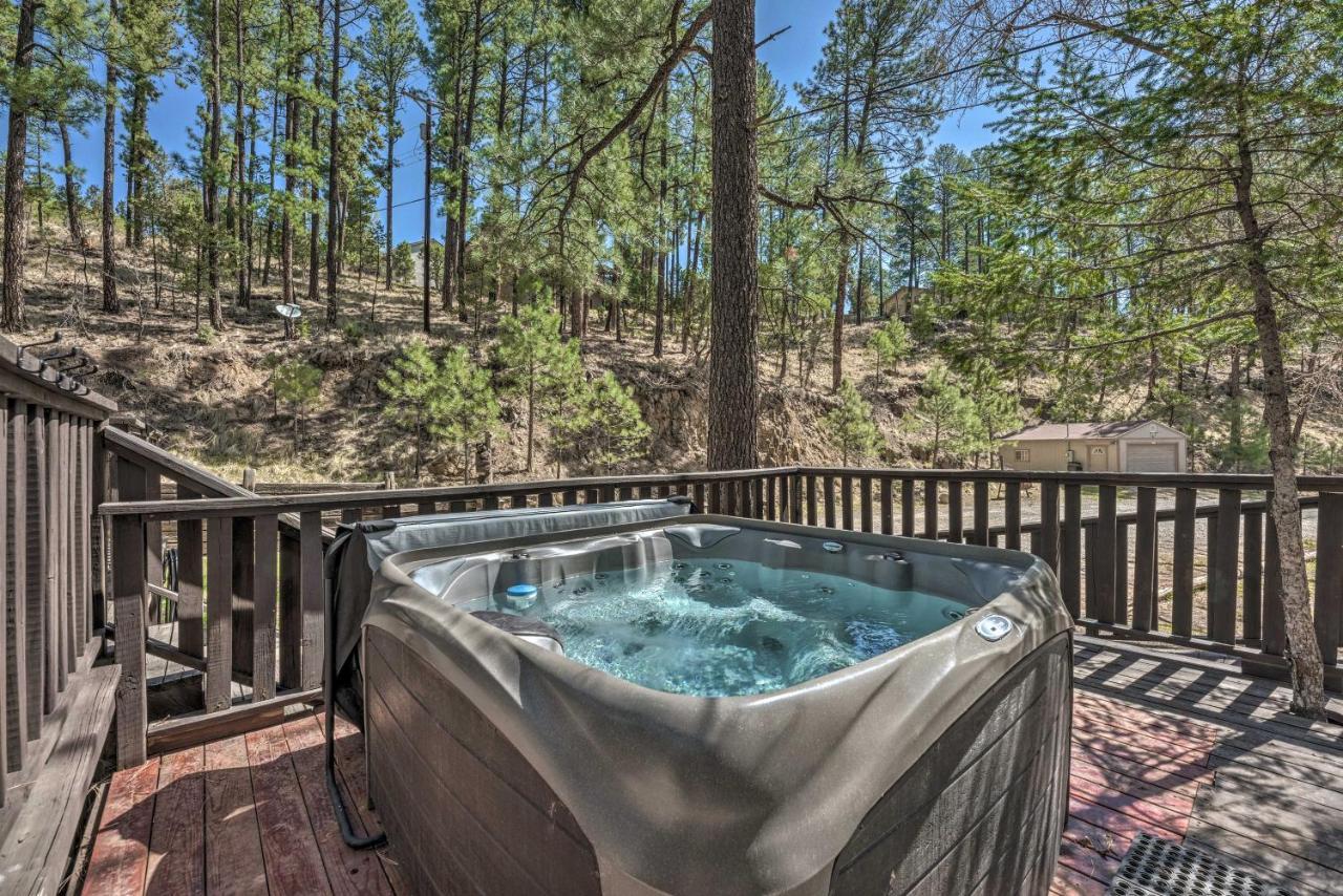 Tranquil Cabin With Stream And Deck Near Dtwn Ruidoso! Exterior foto